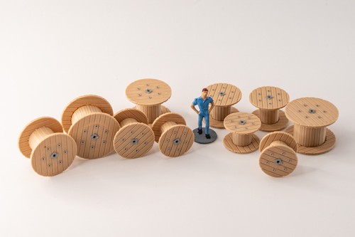 Lot tourets bois 1 87 - lot,