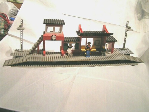 Lego train grande gare - train,