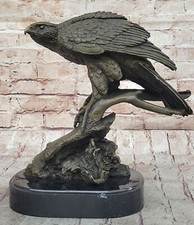 Art Déco Bronze Marbre Oiseau