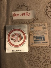 LOT DE 83 VIGNETTES FOOT 1980 PANINI SANS DOUBLE. BON ÉTAT