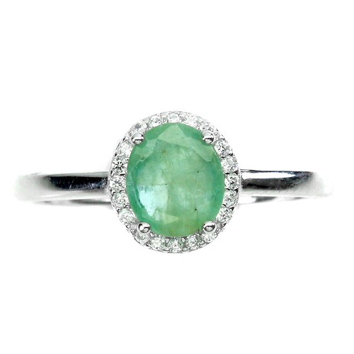 925 bague argent ovale - en,