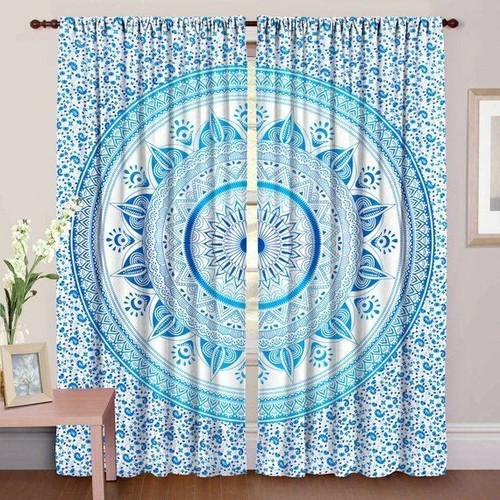 Rideau indien tie - dye, mandala