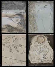 Pierre-Yves TREMOIS :  Amour, 4 Lithographies originales, 1954