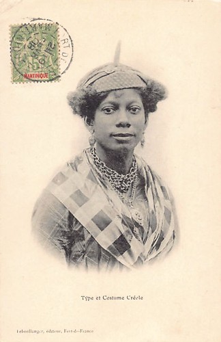 Martinique type et costume - martinique,