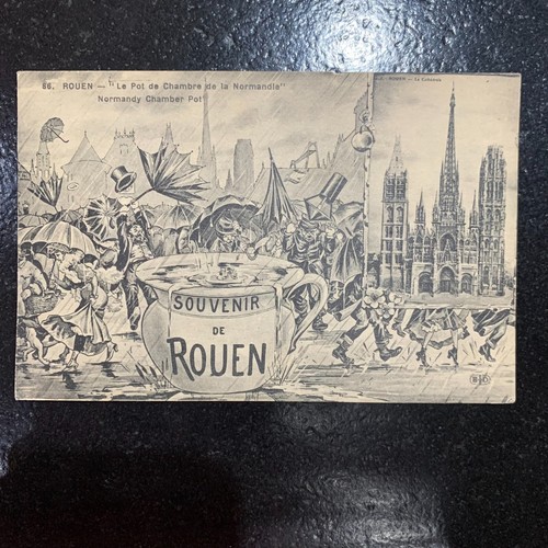 Cpa rouen pot de - "le,