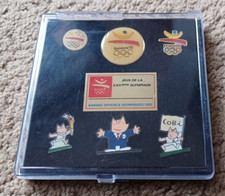 coffret 6 pin's jeux olympiques de Barcelone en 1992 JO