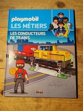 Livre - Playmobil Les Métiers - Altaya - Les Conducteurs De Trains - Numéro 33