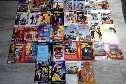 Chuck norris lot jaquettes - ,