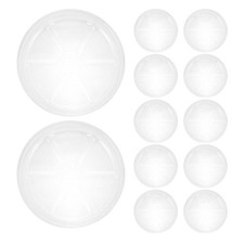  15 Pcs Soucoupe Pot Fleur Bac