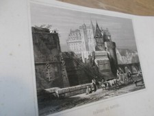 Gravure ancienne-Château de