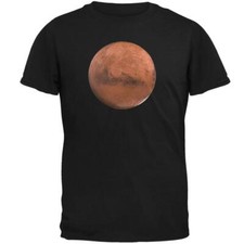 Planet Mars Mens Soft T Shirt
