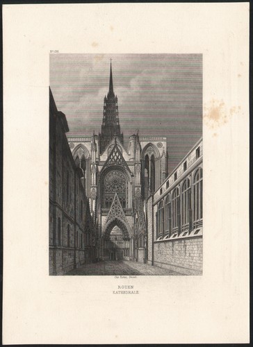 Xixe gravure originale rouen - originale,