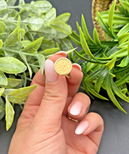 Bague en or 18 carats avec pièce de  2 pesos  - 664013