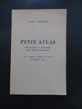 MÉTRAUX - Petit atlas géographique et historique de la région Bordelaise (1964)