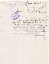 1934   MUTUELLE DES COMMERCANTS A PARIS  - M. CROIZET A COGNAC