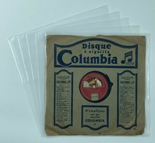 LOT 50 POCHETTES PROTECTION PLASTIQUE PR 78 TOURS 25CM