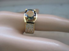 Unisexe 14k or Jaune Plaqué