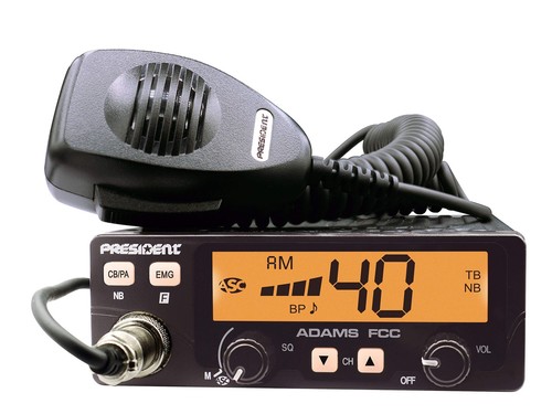 President adams fcc radio - adams, cb