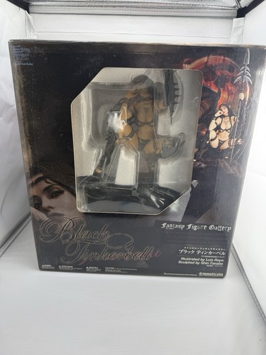 Black tinkerbell figure statue - tinkerbell,