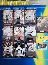 Full SET SR DRAGON BALL CARD GAME FUSION WORLD MANGA BOOSTER SB02 EN NEUF