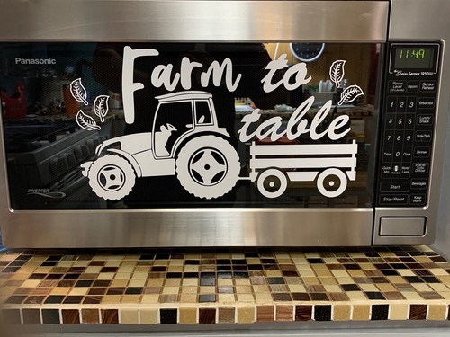 Farm table vinyl - to,
