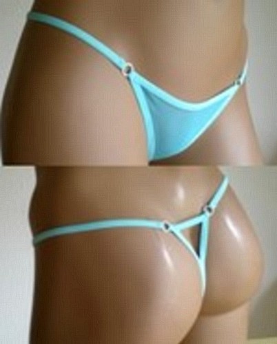 Micro string blanc noir - 03,