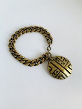 Bracelet brutaliste en bronze