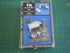 MAQUETTE DIORAMA DECOR RESINE - VERLINDEN 1747 WWII POUR FIGURINE 1/35 INCOMPLET