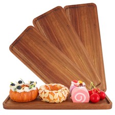 Lot de 4 plateaux de service