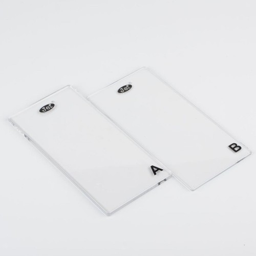 Plaque transparente - ab,,