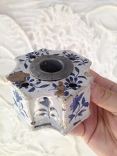 Ancien encrier faïence