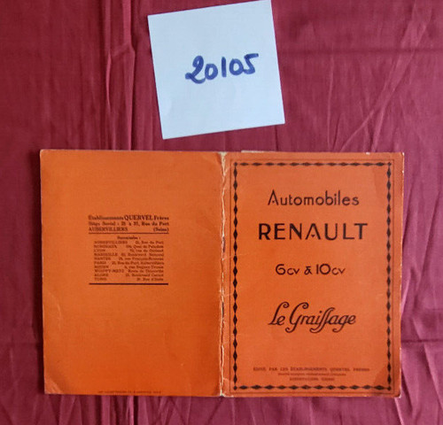 20105 renault 6 cv et - ,