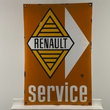 Plaque émaillée Renault -