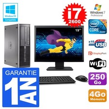 PC HP 6200 SFF Ecran 19" Intel