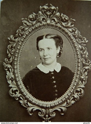 Photo cdv anonyme mme - cdv,