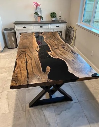 Dessus table époxy - dessus, de