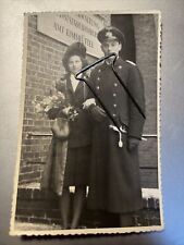 Allemagne Kriegsmarine Photo CP Officier Dolch Hambourg Casquette