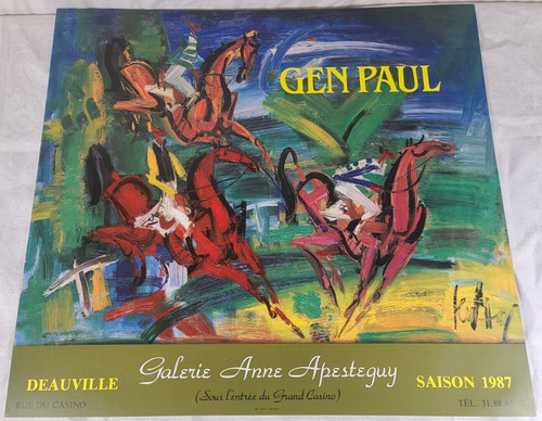 Gen paul affiche deauville - gen,