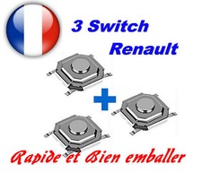 3 x switch bouton poussoir