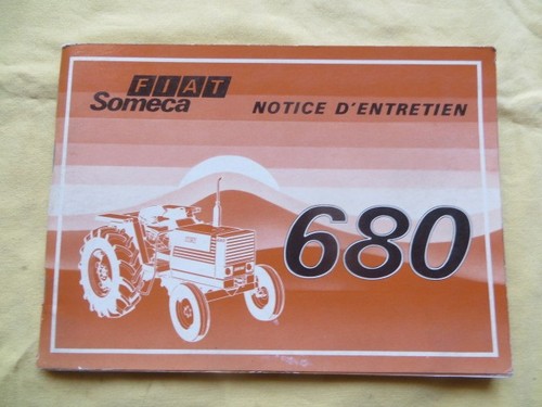 Tracteur fiat 680 notice - fiat,