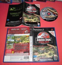 Playstation PS2 Jurassic Park Operation Genesis [PAL Fr] Boîte Notice *JRF