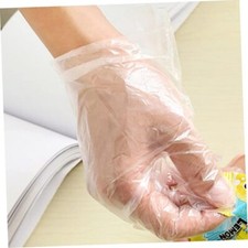 Gants plastique jetables transparents large - Taille Unique - Cuisine, Nettoyage