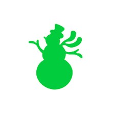 PERFORATRICE BONHOMME DE NEIGE 1,5cm