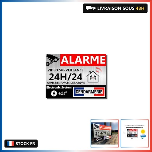 Stickers alarme vidéo - stickers,
