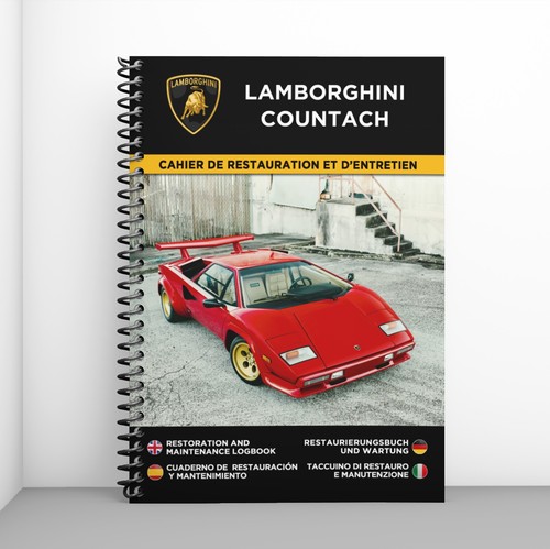 Lamborghini countach cahier - lamborghini, :