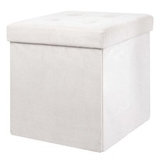 PAULA - Pouf-Coffre Pliable
