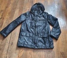 Manteau parka noir ikks taille - parka,