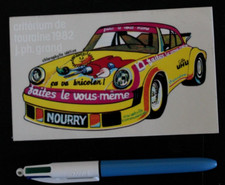 Autocollant/Sticker (transparent) - PORSCHE 911 - Critérium de Touraine - 1982 -