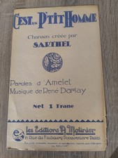partition ancienne C'est Un P'tit Homme Sarthel
