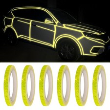 6 Pièces Ruban Réfléchissant Auto-Adhésif Réflecteur Bande Étanche Réfléchiss...